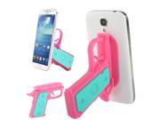 Silicone Pistol Shape Universal Non slip Mobile Phone Bracket for iPhone 5 iPhone 4S Samsung Galaxy S4 i9500 Other Mobile Phone Pink