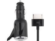5V 2A Coiled Cable Car Charger for ASUS Vivo Tab TF600 Black