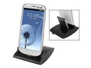 Desktop Dock Charger with 2nd Battery Slot for Samsung Galaxy S2I i9300 Support OTG Function Black