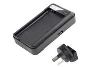 Universal USB Output Style Battery Charger for Samsung Galaxy S5 G900 AU Plug Black