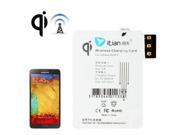 Itian 5V 600mAh Wireless Mobile Charge Receiver Applies for Qi Standard Special Design for Samsung Note III N9000 White