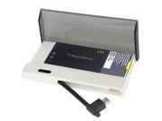 Battery Charger Bundle for BlackBerry Z10 White