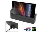 2 in 1 Data Sync Phone Charger USB Charging Cradle for Sony Xperia Z L36h