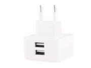 EU Plug 5V 2.3A Dual Port USB Charge Adapter for Samsung Galaxy Note III N9000 N7100 i9500 i9300 and Other Devices
