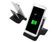 2 in 1 Data Sync Charging Dock Cradle with Spare Battery Slot for Samsung Galaxy S5 G900 Black