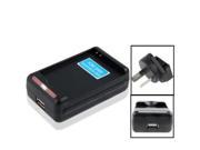 Universal USB Output Style Battery Charger for Samsung Galaxy S4 i9500 Grand 2 G7102 G7106 AU Plug