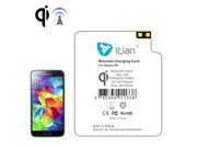 Itian 5V 600mAh Wireless Mobile Charge Receiver Applies for Qi Standard Special Design for Samsung Galaxy S5 G900 White