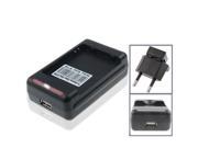 Universal USB Output Style Battery Charger for Samsung Galaxy Note II N7100 EU Plug