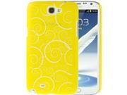 Spiral Decorative Pattern Smooth Surface Plastic Case for Samsung Galaxy Note 2 / N7100 (Yellow) Spiral Decorative Pattern Smooth Surface Plastic Case for Samsung Galaxy Note 2 / N7100 (Yellow)