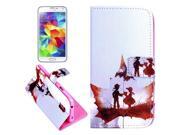 Maple Leaf and Heart Pattern Horizontal Flip Leather Case with Card Slots & Wallet & Holder for Samsung Galaxy S5 Mini Maple Leaf and Heart Pattern Horizontal Flip Leather Case with Card Slots & Wallet & Holder for Samsung Galaxy S5 Mini