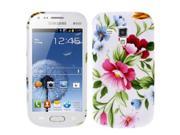 Fashion Flower Pattern TPU Protection Case for Samsung Galaxy Trend Duos S7562