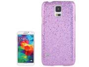 Glitter Powder Skinning Plastic Case for Samsung Galaxy S5 mini G800 Purple