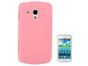 Smooth Surface Pure Color Plastic Protection Case for Samsung S7562 Pink
