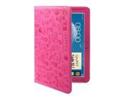 Magic Girl Leather Case with Holder for Samsung Galaxy Note 10.1 N8000 N8010 Magenta
