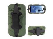 Plastic Case with Belt Clip Holder for Samsung Galaxy S3 i9300 Green