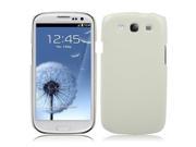 Snake Scales Style Paste Skin Plastic Case for Samsung Galaxy S3 i9300 White
