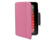 3 fold Diagonal Texture Leather Case with Holder Sleep Wake up Function for Google Nexus 10 Pink