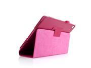 Litchi Texture PU Leather Case with Holder for Google Nexus 9 Magenta