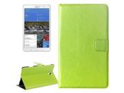 Crazy Horse Texture Flip Leather Case with Holder for Samsung Galaxy Tab S 8.4 T700 Green