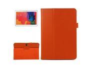 Litchi Texture Leather Case with Holder for Samsung Galaxy Tab Pro 10.1 T520 Orange