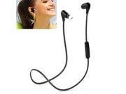 QCY QY5 Bluetooth Wireless Stereo Sport In ear Earphone with Mic and Control by Wire Black