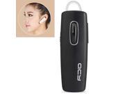 QCY Q7 Bluetooth 3.0 Stereo Music Multi Headset Handsfree Dual Standby Headphone for iPhone Samsung HTC Huawei Black