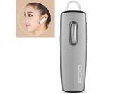 QCY Q7 Bluetooth 3.0 Stereo Music Multi Headset Handsfree Dual Standby Headphone for iPhone Samsung HTC Huawei Silver