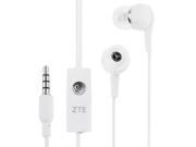 ZTE Stereo Hands free Earphone with Mic Length 1m White