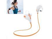 QCY QY7 Bluetooth 4.0 Fashion Sport Stereo Earphone Headset with Mic for iPhone Samsung HTC Huawei Orange