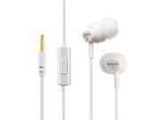 OVLENG Stereo Hands free Earphone with Mic Length 1.2m White