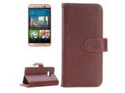 Horizontal Flip Magnetic Buckle Leather Case with Holder & Card Slots & Wallet for HTC One M9 (Coffee) Horizontal Flip Magnetic Buckle Leather Case with Holder & Card Slots & Wallet for HTC One M9 (Coffee)
