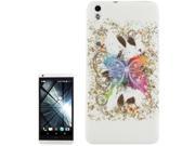 Creative Butterfly Pattern Plastic Case for HTC Desire 816