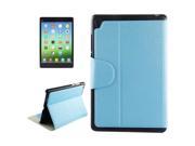 Oracle Texture Horizontal Flip Leather Case with Holder Card Slots for Xiaomi Mi Pad Blue