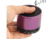 WB 02 Mini Bluetooth Speaker Built in Rechargeable Battery Support Handsfree Call Purple