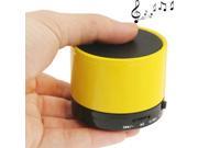 WB 02 Mini Bluetooth Speaker Built in Rechargeable Battery Support Handsfree Call Yellow