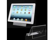 Universal Crystal Tablet Holder for 7.0 7.7 8.0 8.9 inch Tablet PC Height 80mm Transparent