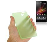 0.3mm Ultra Thin Polycarbonate Materials PC Protection Shell for Sony Xperia Z L36H C660X Green