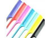Lightweight Plastic Sharp Stern Hair Comb Random Color