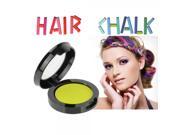 Temporary Non Toxic Hair Chalk Hair Dye Coloring Pressed Powder Apple Green