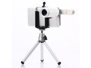 8x Zoom Telescope Telephoto Camera Lens Kit for iPhone 6 and Other Phones Ultra thin Digital Camera White