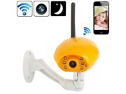 KS 6680 WIFI Digital Wireless Camera for iPhone 5 iPhone 4 4S iOS Smartphone Android Smartphone iPad Tablet PC 24 Hours Real time Monitor Orange