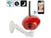 KS 6680 WIFI Digital Wireless Camera for iPhone 5 iPhone 4 4S iOS Smartphone Android Smartphone iPad Tablet PC 24 Hours Real time Monitor Red