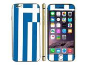 Greek Flag Pattern Mobile Phone Decal Stickers for iPhone 6