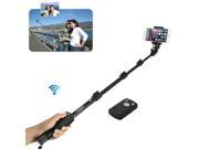 YUNTENG 1288 3 in 1 Kit Monopod Phone Holder Clip Bluetooth Remote Shutter for iPhone 6 6 Plus iPhone 5 5S 5C Max Length 1.25m Black