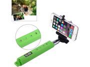 Portable Bluetooth Selfie Stick Monopod Extendable Handheld Holder Max Length 110cm Green