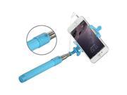 Baseus Pro Seires Portable Wired Selfie Stick Monopod Extendable Handheld Holder Length 19 81cm Blue