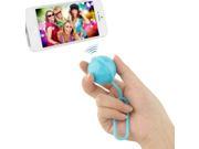 ipega Mini Bluetooth Remote Control Self Timer Camera Shutter for iPhone iPad iPod Samsung HTC Android Smartphones Blue PG 9027
