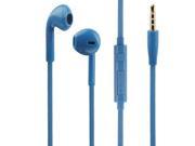 Mosidun Noodle Style High Performance In Ear Headphones with Mic for Samsung Galaxy SIII i9300 N7100 i9100 i8190 Blue Adjustable Volume Length