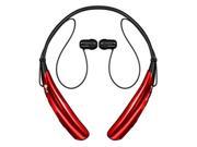 Sports Neck strap Bluetooth Stereo Headset Red