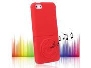 Original Detachable Amplifier Loud Speaker Case for iPhone 5 Red